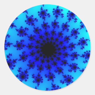 Aqua Eye Classic Round Sticker