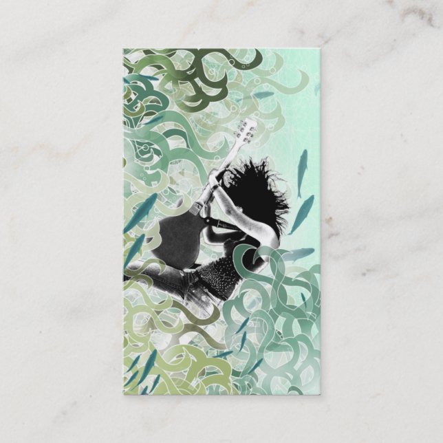 Aqua Fire - Business Card (Front)