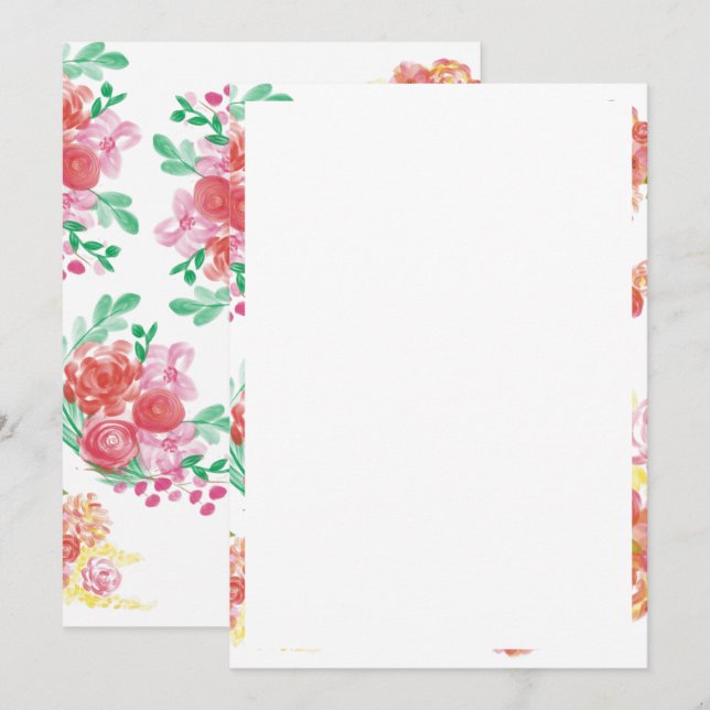 Aqua fleur (Front/Back)