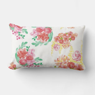 Aqua fleur lumbar cushion