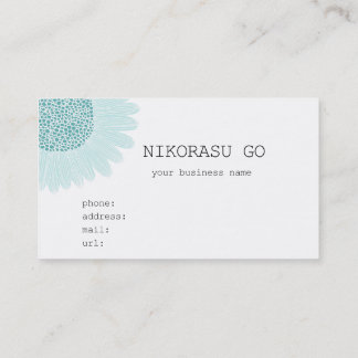 AQUA flower Business Card