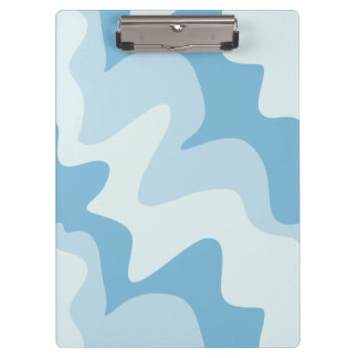 Aqua Focus Blue Tones Clipboard