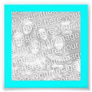 Aqua Frame Photo Print