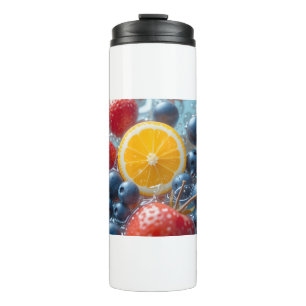 Aqua Fruit Medley Thermal Tumbler