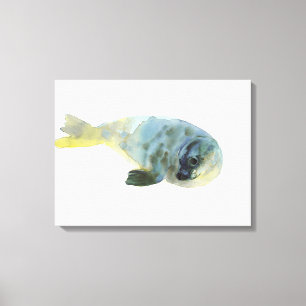 Aqua Green Canvas Print