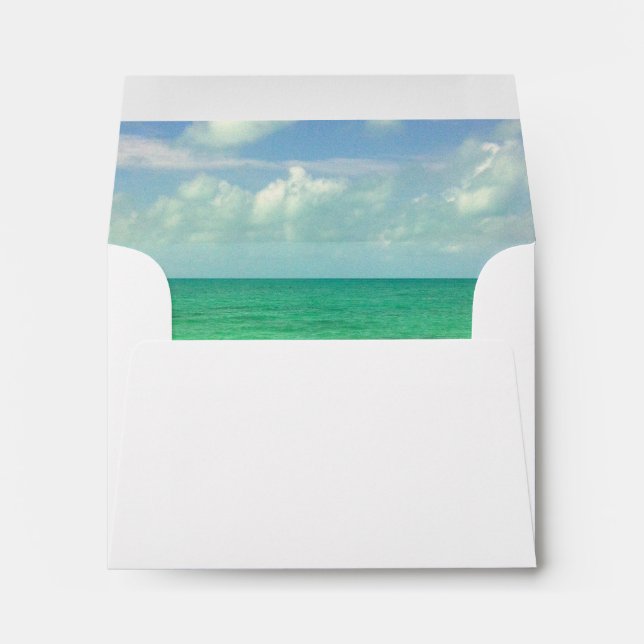 Aqua Green Ocean | Turks and Caicos Photo Envelopes (Back (Bottom))