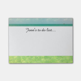 Aqua Green Ocean Turks and Caicos Photo Post-it Notes
