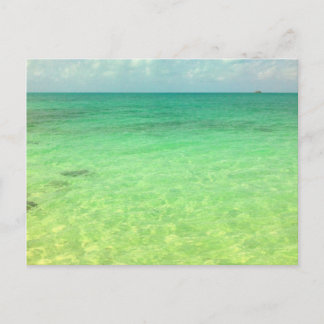 Aqua Green Ocean | Turks and Caicos Photo Postcard