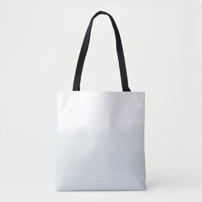 Aqua Haze Watercolor Tote Bag (Front)
