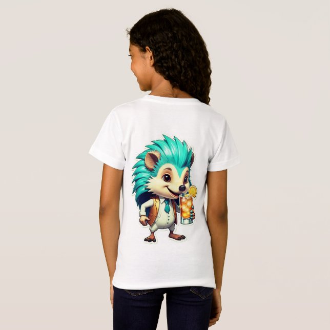 Aqua Hedgehog T-Shirt (Back Full)