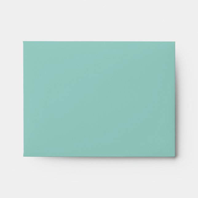 Aqua Invitation Envelope A2 (Front)
