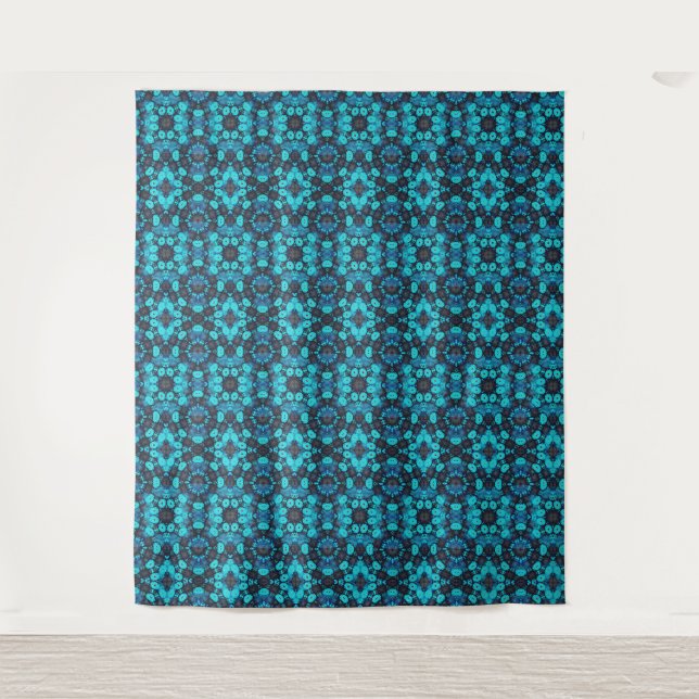 Aqua Knight Tapestry (Front)