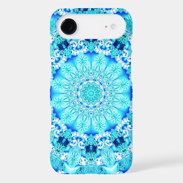 Aqua Lace, Delicate Case-Mate iPhone Case (Back)