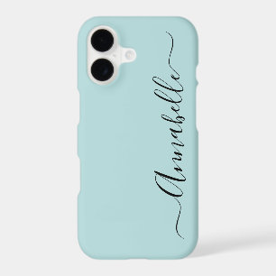 Aqua Mint Green Personalised Name
