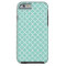 Aqua Mint Quatrefoil Pattern