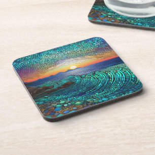Aqua Mirage Seascape Coaster