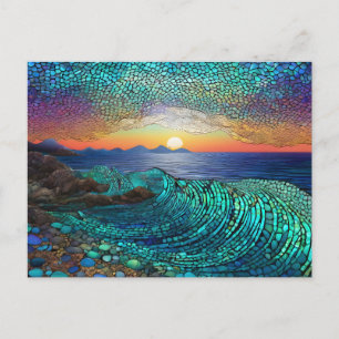 Aqua Mirage Seascape Postcard