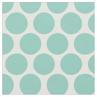 Aqua Mod Dots Fabric