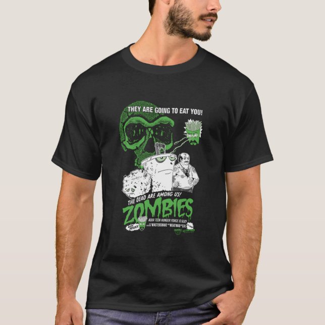 Aqua N Hunger Force Zombies T-Shirt (Front)