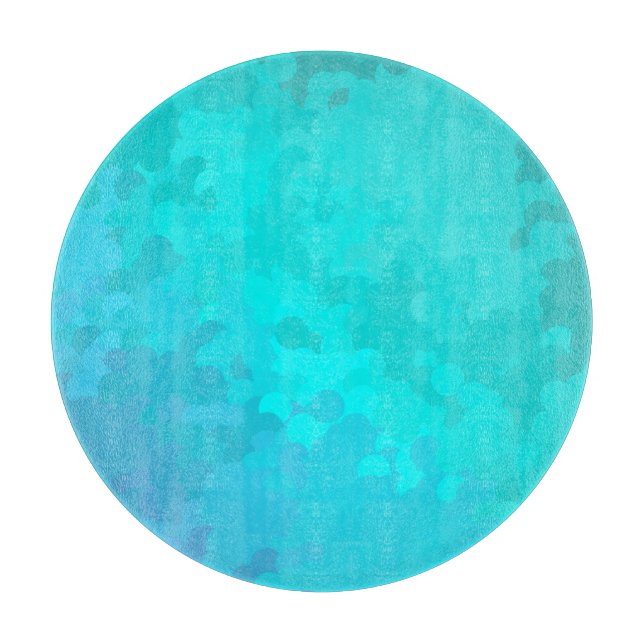 Aqua Ombre Cutting Board (Front)