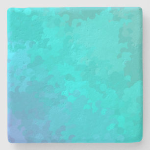 Aqua Ombre Stone Coaster