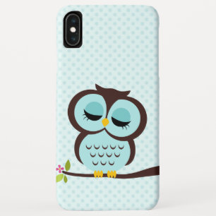 Aqua Owl Case-Mate iPhone Case