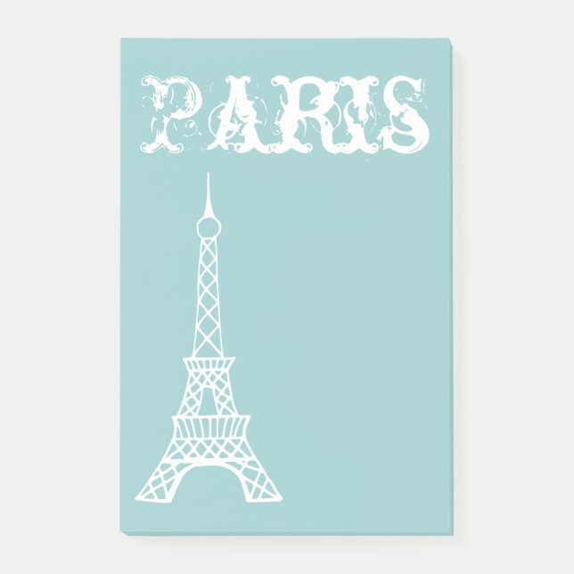Aqua Paris Post It Notes (Front)