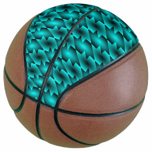 AQUA PATTERN DESIGN BASKETBALL