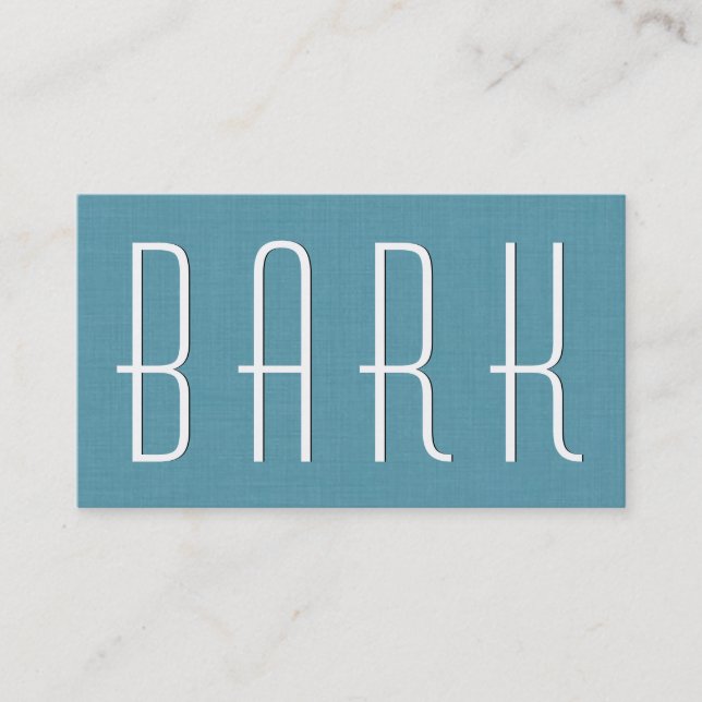 Aqua PET CARE BUSINESS Simple Style V63E Card (Front)