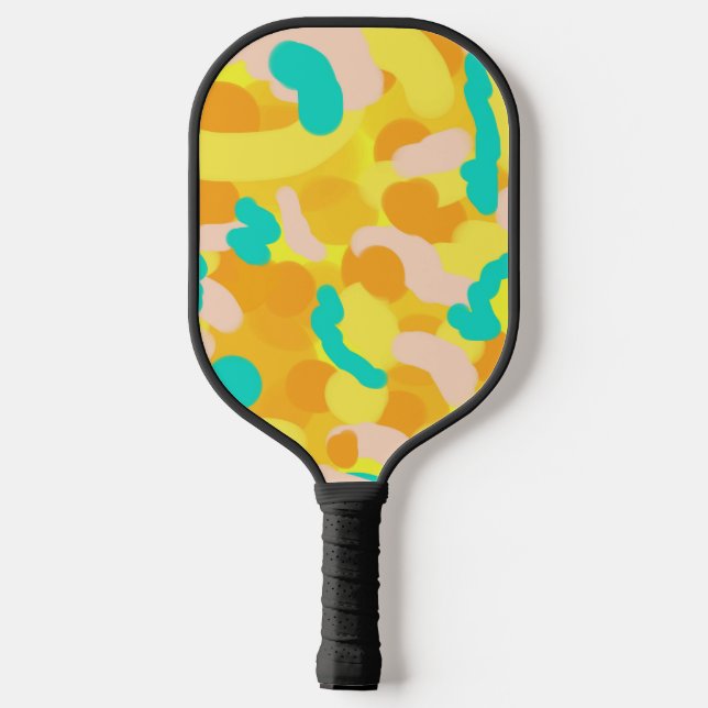 Aqua  pickleball paddle (Back)