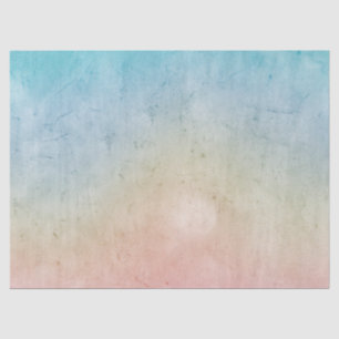 Aqua Pink Tie dye Birthday Tissue Paper