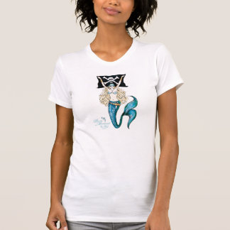 Aqua Pirate Mermaid T-shirt ~ by Kat