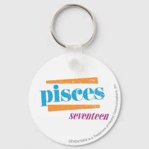 Aqua Pisces Key Ring