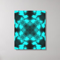 Aqua Plasma Symmetry Fractal Art