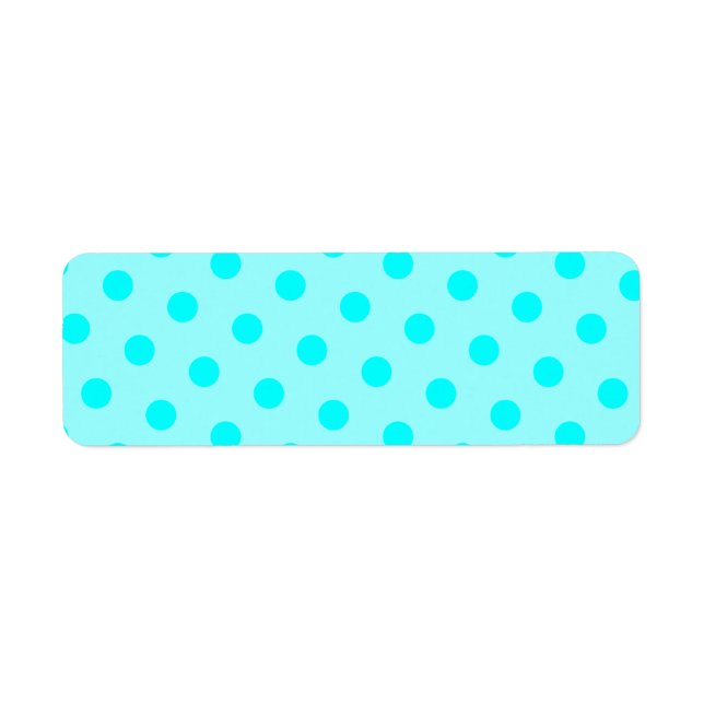 Aqua Polka Dots (Front)