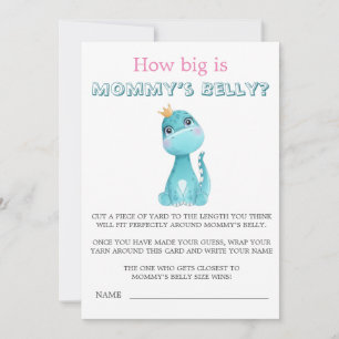 Aqua Princess Dinosaur How Big Is Mummy’s Belly