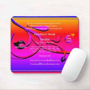 Aqua Promotional Mouse Pad - HAMbyWG