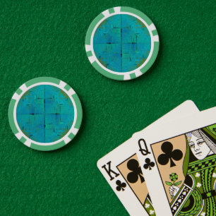 Aqua Resonance Poker Chips
