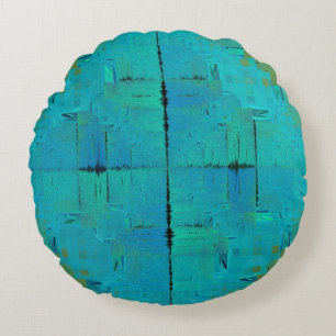 Aqua Resonance Round Cushion