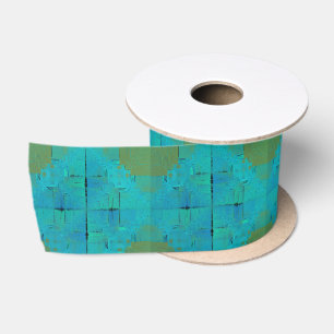 Aqua Resonance Satin Ribbon