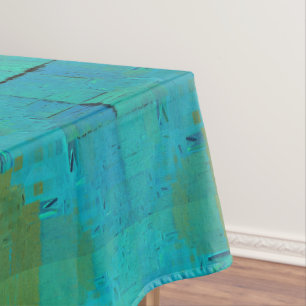 Aqua Resonance  Tablecloth