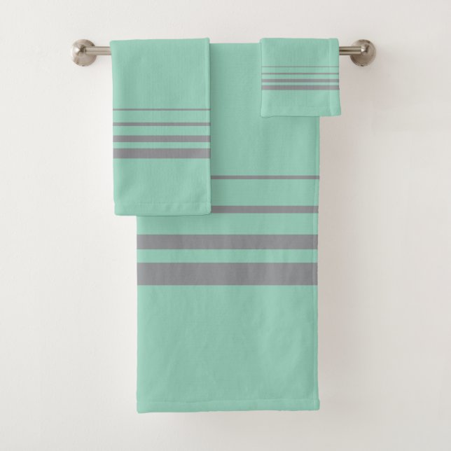 Aqua Sage  Bath Towel Set (Insitu)