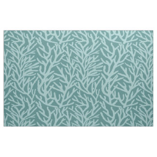 Aqua Sea Coral With Teal Ocean Fabric