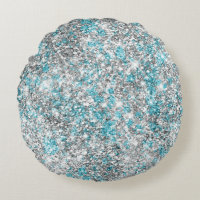 Aqua Silver Unicorn Glitter Sparkle