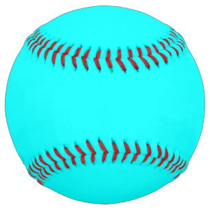 Aqua (solid colour) softball