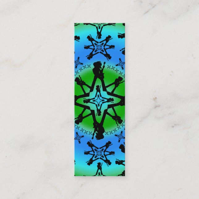 Aqua Solstice - Skinny Card (Front)