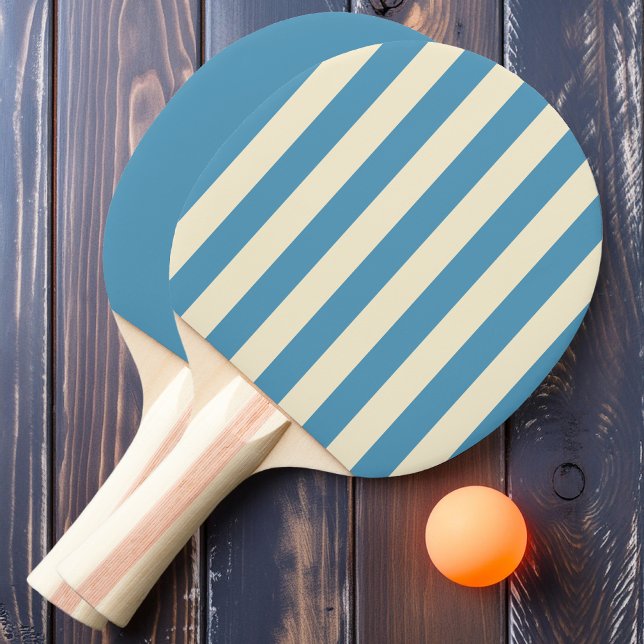 Aqua Splash Polo Striping and Solid  Ping Pong Paddle (Creator Uploaded)