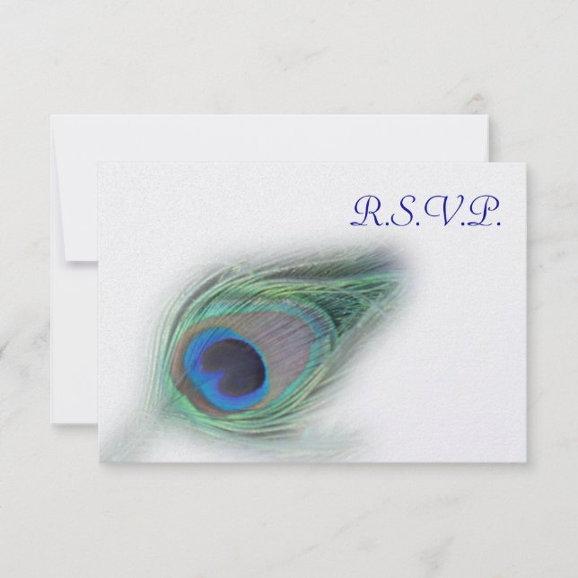 aqua standard rsvp 3.5 x 5 card (Front)
