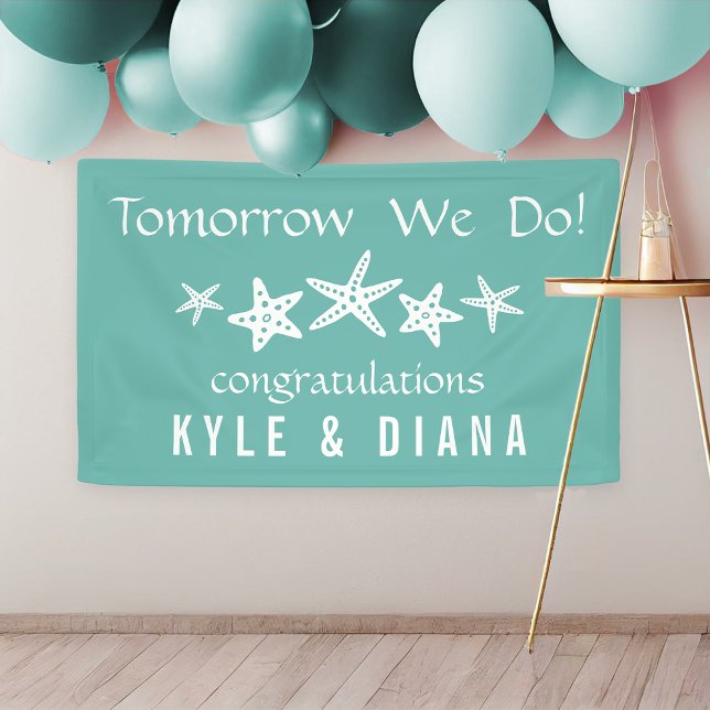 Aqua Starfish Personalised Banner (Creator Uploaded)