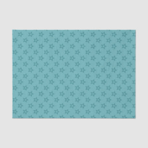 Aqua Stars Tissue Paper